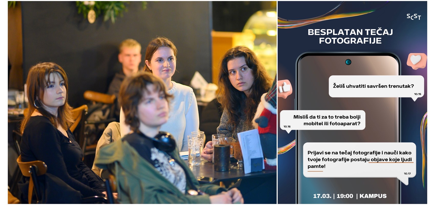 Prijavite se, Studentski centar Split organizira besplatni tečaj fotografije na Kampusu